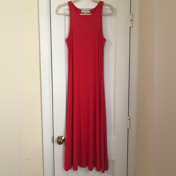 NWOT Loft Stretchy Midi Dress - Picture 3 of 4